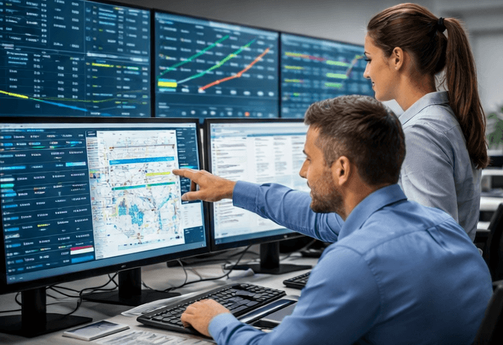 Affrètement – pilotage des flux et suivi logistique en temps réel