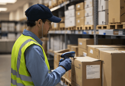 Préparation de commandes en entrepôt – process e-commerce et gestion des volumes